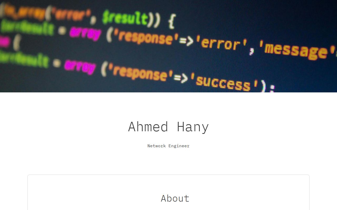 Carrd profile picture for @ahmedhany